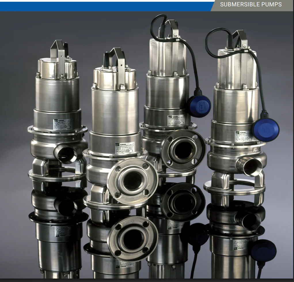 Ebara DWU/DWXU Submersible Sewage Pumps